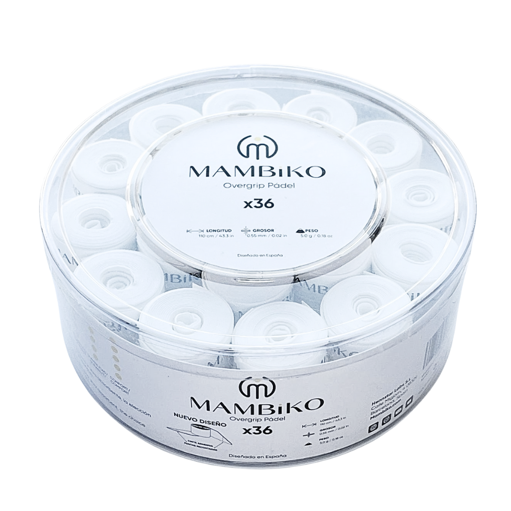 Overgrip Blanco Pádel - Pack de 36