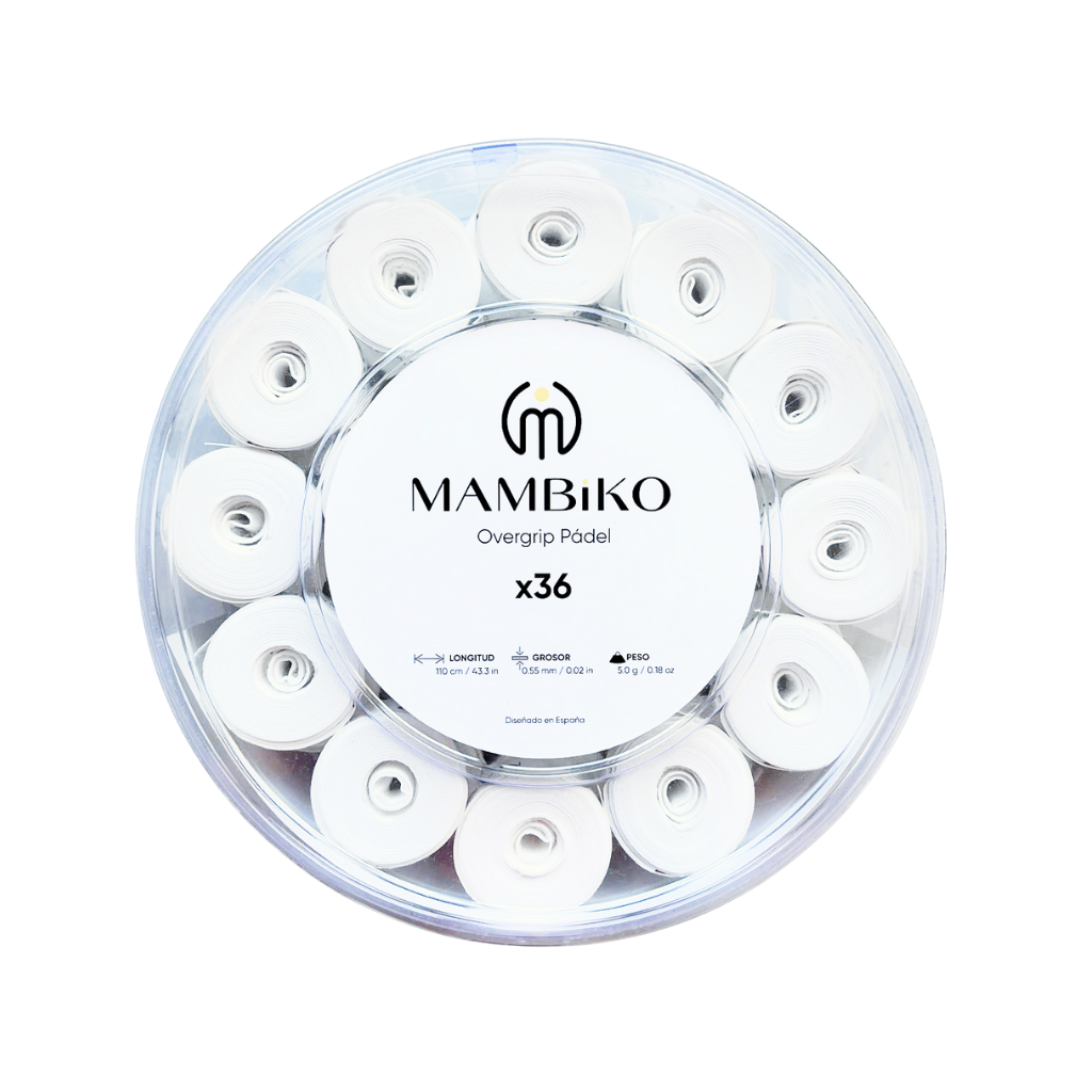 Overgrip Blanco Pádel - Pack de 36