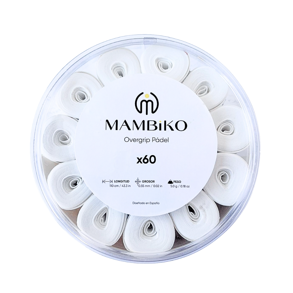 Overgrip Blanco Pádel - Pack de 60