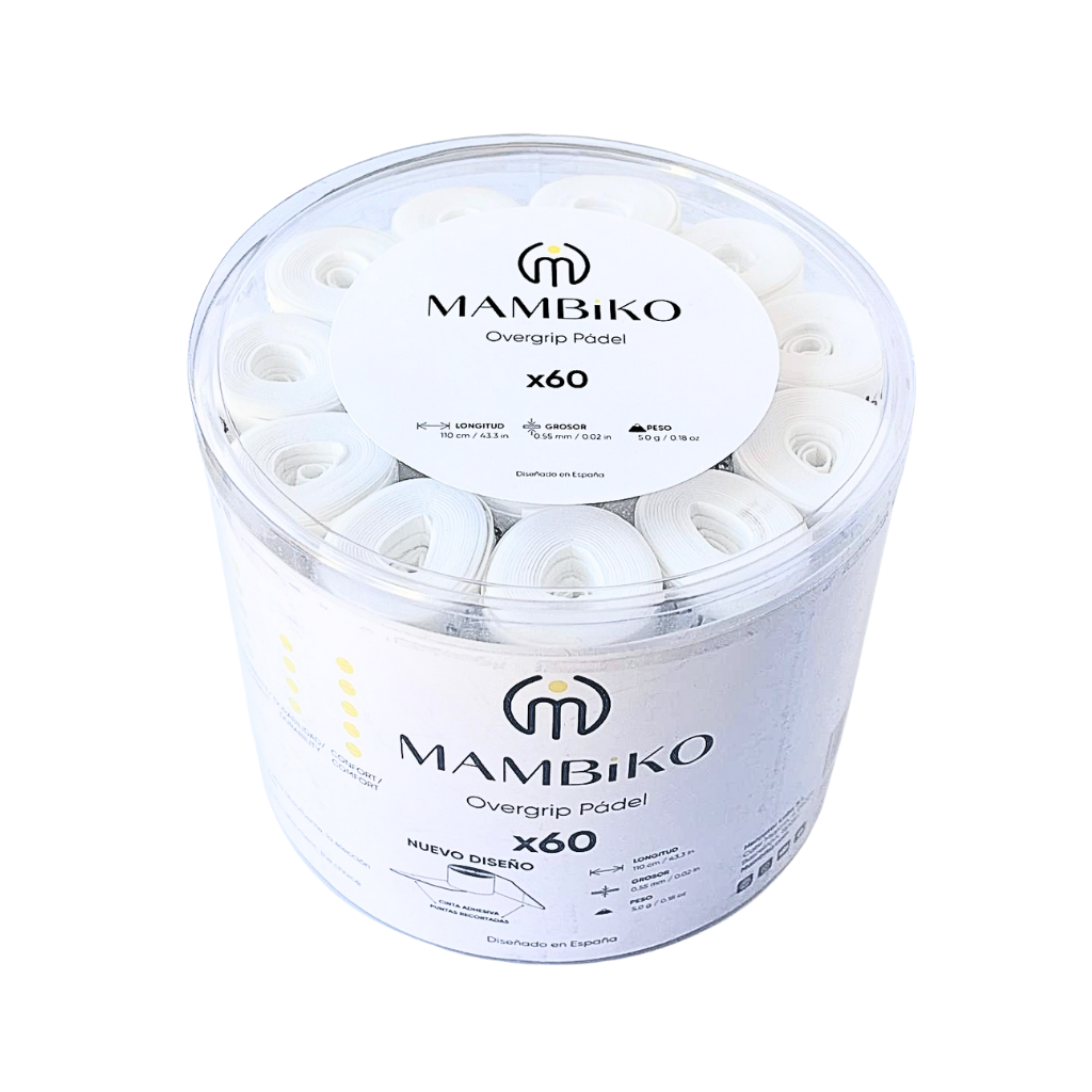 Overgrip Blanco Pádel - Pack de 60