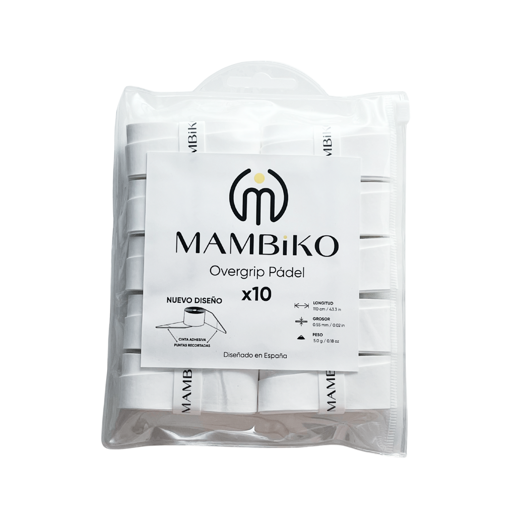Overgrip Blanco Pádel - Pack de 10